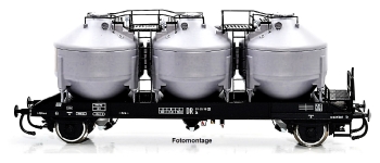 NPE Modellbau NW52100 - TT - Silowagen Zk Prototyp 1967/68, DR, Ep. III